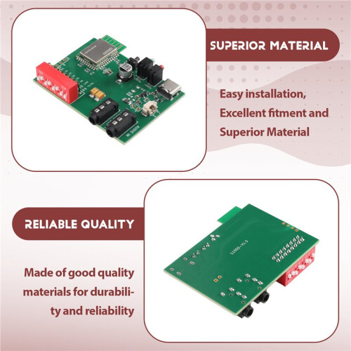 EWT104-BT61SP  Audio Development Board BLE5.4 Audio Data Transmission Broadcast Module Dual 3.5mm AUX Input 2