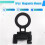 Foldable Magnetic Phone Mount for  RC-N1/RC-N2/RC-N3 Remote Controller, Adjustable Hinge Design Drone Controller 2