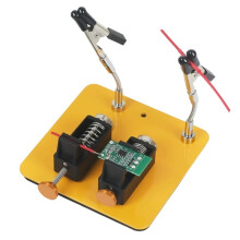 Suporte de Soldagem com Garra Auxiliar, Ajustável, para Projetos DIY, Artesanato, Joias, Reparo de PCBs e Outras Atividades.