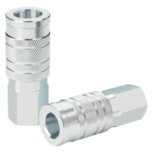 2-Pack 1/2" Industriella Luftkopplingar - 1/2" NPT-Gänga Pneumatiska Kopplingar för Kompressorer och Slangar