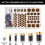 Battery Tester & Organizer Box - Digital Capacity Checker for AA AAA C D 9V Batteries, LCD Display 4