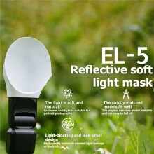 Blitzreflektor für EL-5, Diffusor für Speedlite-Lichtformer für Porträtfotografie