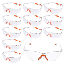Clear Safety Glasses for Work 12 Pcs Eye Protection Glasses Kids Safety Goggles Anti Fog Protective Goggles