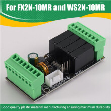 Placa Controladora Programable PLC FX2N-10MR WS2N-10MR-S Módulo Controlador Programable