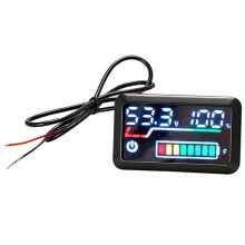 Ebike Voltage Meter Digital Battery Level Indicator 48V-72V Power Display for Electric Scooter Motorcycle Car