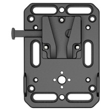 V Panel V Mount Battery Adapter Plate with 15mm Rod Clamp Adjustable Arm Accessories for DSLR Cameras