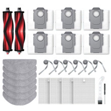Accessoires Q7 M5+ pour Aspirateur Robot pour Q7 M5/Q7 L5+/Q7 L5, Kit de Pièces de Rechange pour L'Entretien Quotidien