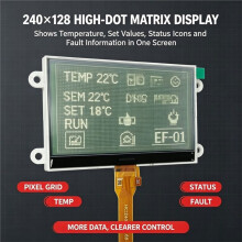 COG240128 4.8 in LCD Display DOT Matrix Graphic Replacement Screen for Deepsea Controller X4 7300/7500/6500 Generator