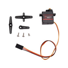 9g Micro-Type Borstelloze Servo met 180 Graden Rotatie en Koperen Tandwielen, -Servomotorkit voor RC-Auto'S, Vliegtuigen en Kleine Robots
