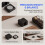 Magnetic Keyboard Cable Counterweight Slider Data Cable Hub Square Hardware Nameplate Reconfiguration Table Ornament 4