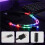 Cabo Trançado 2 em 1 de 1,5 M para Teclado e Mouse com Iluminação RGB Gradiente para Jogos 7