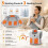 USB Heated Heated Shawl 3 Temperature Settings Protective Shoulder Blanket Heating Vest Wrap Heat-Resistant 5