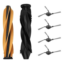 Huvud- och Sidoborsteset Kompatibelt med för Mova Z60 Pro/Z60 Ultra Robotdammsugare Tillbehör