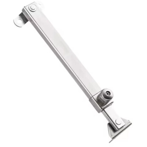 Stainless Steel Telescopic Sliding Window Limiter & Support - Wind-Resistant Security,Window Opening Limiter Flat Leg
