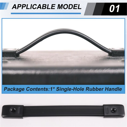 Single-Hole Rubber Handle for Guitar Speaker Cabinet Power Amplifier Carrying Handle A 1