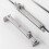 Stainless Steel Telescopic Sliding Window Limiter & Support - Wind-Resistant Security,Window Opening Limiter Flat Leg 3