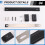 Single-Hole Rubber Handle for Guitar Speaker Cabinet Power Amplifier Carrying Handle A 5