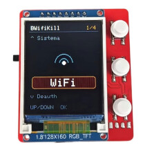 New BWifiKill BW16 RTL8720DN Dual-Band WiFi Development Board 2.4G & 5G Wireless Network Signal Module with TFT Display