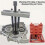 Embedded Bearing Removal Tool Kit, Small Insert Internal Bearing Puller Extractor for Bearings & Bushings 6