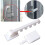 Window Windproof Limiter Hook, No-Drill Angle Controller, for Casement & Sliding Window Anti-Collision Stopper 2