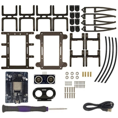 Programmable Quadruped Bionic Spider Robot Kit ESP32 Wireless Crawling Robot Obstacle Avoidance Robotic Non-Ultrasonic 1
