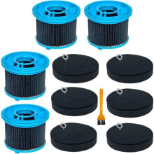 Ersatzfilter-Set für 4052 4039 4137 PowerClean FurGuard 280W Akku-Staubsauger (Freistehend)
