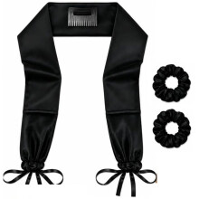 Sleeping Hair Curling Tie, Heatless Curls Overnight Set Detachable Comb & 2 Scrunchies Included Sleep Headband Curlers
