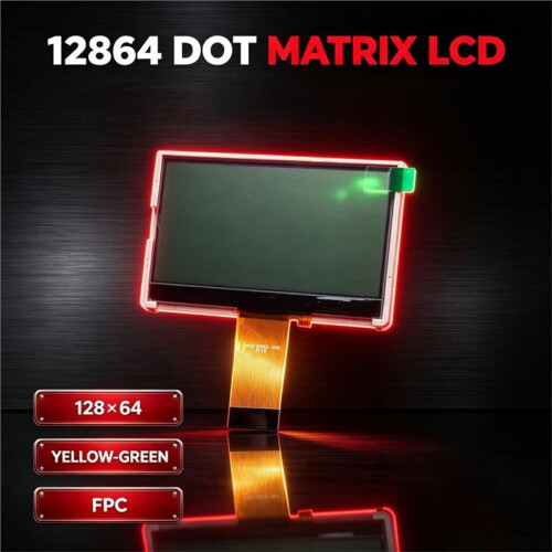 12864 3.14in LCD Display DOT Matrix Graphic Replacement Screen for Deepsea Controller DATAKOM D500MK3 D300MK3 Generator 2
