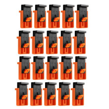 20-Pack Upgraded Flooring Spacers, 1/4" to 1" (6-25mm) Adjustable , Stable Wide-Base Design Never Slip or Fall