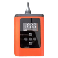 Pompa Elettrica Portatile 2 In 1 per Palloni e Pompa per Palloncini Lunga 260 cm per Palloni Sportivi, Decorazioni per Feste, Arancione
