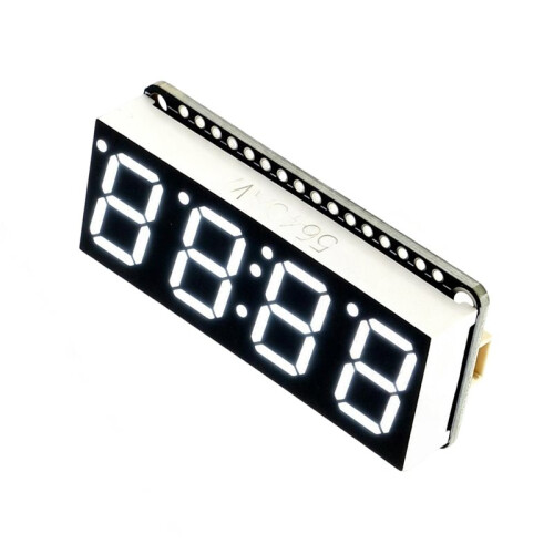 0.56inch 4-Bit 7 Segment LED Display Module with Clock HT16K33 Chip for Digital Clock Countdown Timer A