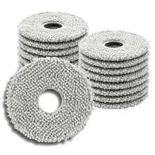 Lot de 16 Lingettes de Rechange Lavables pour Balai, Compatibles avec la Série pour Qrevo