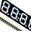0.56inch 4-Bit 7 Segment LED Display Module with Clock HT16K33 Chip for Digital Clock Countdown Timer A 6