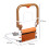Levede Bed Rail Foldable 2 Handle Adjustable Height Non-Slip Grip Pocket Orange 2