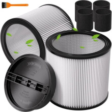 Filtre de Rechange 90304 pour Aspirateurs (Compatible avec les Filtres 90304 et 90350), pour la Plupart des Aspirateurs Eau et Poussière Shop