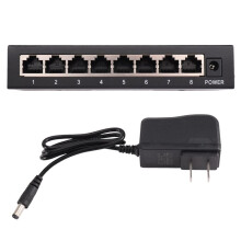8-Portowy Gigabitowy Przełącznik Zarządzany Przez Sieć 8-Portowy Zarządzany Przełącznik w Pełni Gigabitowy Przełącznik Ethernet Obsługuje
