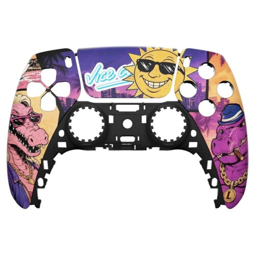 Capa Protetora DIY Sunset City para Controle de para PS5 com Touchpad, 1 Unidade. 1