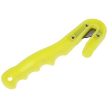 Cortador de Línea de Buceo Amarillo con Protector de Cuchilla de Seguridad para Rescate, Herramienta de Corte de Emergencia para Buceo y Snorkel