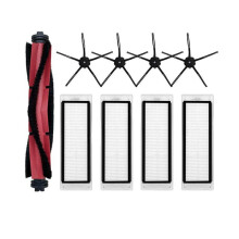 Compatível com para Q5 / Q5 - Peças de Reposição, Acessórios, Escova Lateral Principal, Conjunto de 9 Filtros HEPA