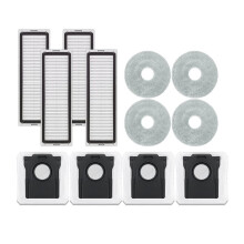 Accessoires voor X80 Ultra/X90 Ultra en voor Cecotec voor Conga X100/X100 X-Treme Robotstofzuigers: Filter, Dweilpad en Stofzak