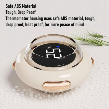 Digitales Badewannen-Hydrothermograph für Babybadewanne, Pool und Spa mit Farbwarnungen, Schneller Messung und Wasserdicht
