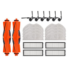 Compatibile con per S40 / OV81 Robot Aspirapolvere: Ricambi, Filtro HEPA, Spazzola Principale, Spazzola Laterale, Panno per La Pulizia.
