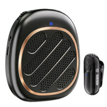 Amplificador de Voz para Profesores, Micrófono de Solapa Inalámbrico, Altavoz PA Personal Portátil de 10 W con DSP