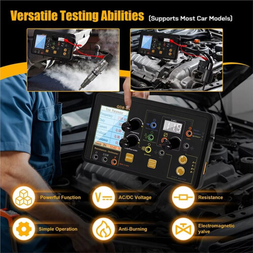 With Support Frame Auto Ignition Coil Injector Solenoid Valve Idling Stepper Motor Instrument Tester Drive Simulator 1