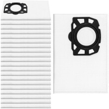 Lot de 20 Sacs D'Aspirateur KFI 357 pour 2 , WD3, 2.863-314.0 - Sacs de Rechange pour Aspirateur Eau et Poussière pour