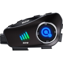 Motorradhelm-Headset mit Kamera, 1080p-Stereo--Freisprechfunktion, Wasserdicht, für Moto-Kopfhörer