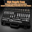 4 Pack Pick and Pluck Foam Inserts 12x12x2 Inch, Black Pre-Cubed Sheets High Density Polyurethane, for Toolboxes, Cases 2