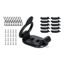Cable Clips,Adjustable Cable Management Clips Management Wall Organiser,Wire Holder for Home Desk TV Laptop Phone USB