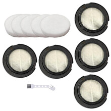 Accessoire voor Bluelink G10 Stofzuiger: 5 HEPA-Filters en 5 Sponsjes, Compatibel met Draadloze Stofzuigers