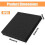 4 Pack Pick and Pluck Foam Inserts 12x12x2 Inch, Black Pre-Cubed Sheets High Density Polyurethane, for Toolboxes, Cases 7